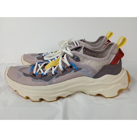 Sorel Kinetic Breakthru Women's 11 Tech Lace Shoes (Vapor / Chalk) NL4691-608 - Picture 4 of 10
